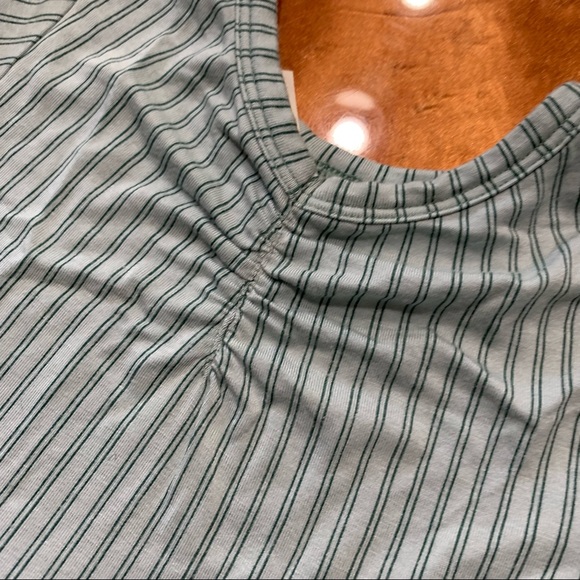 Kate Quinn Bamboo Dress stripe shirt sleeve soft 12-18 months - Picture 2 of 5